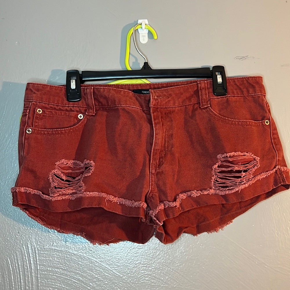 Forever 21 Burnt Orange Shorts